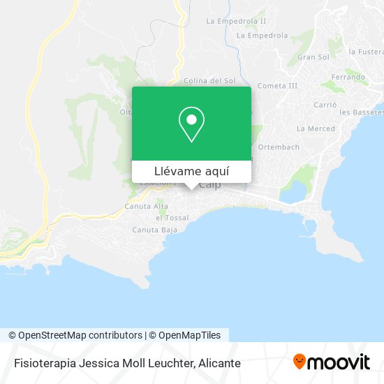 Mapa Fisioterapia Jessica Moll Leuchter