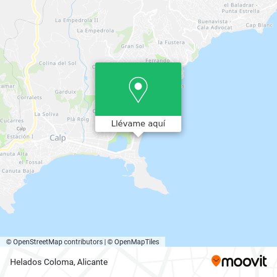 Mapa Helados Coloma
