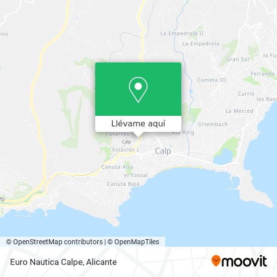 Mapa Euro Nautica Calpe