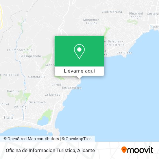 Mapa Oficina de Informacion Turistica