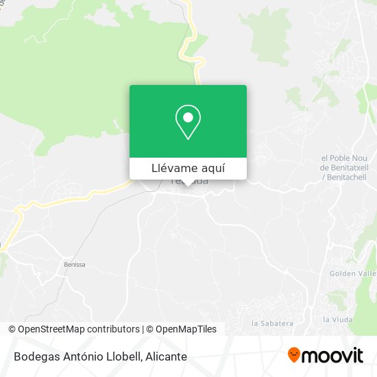 Mapa Bodegas António Llobell