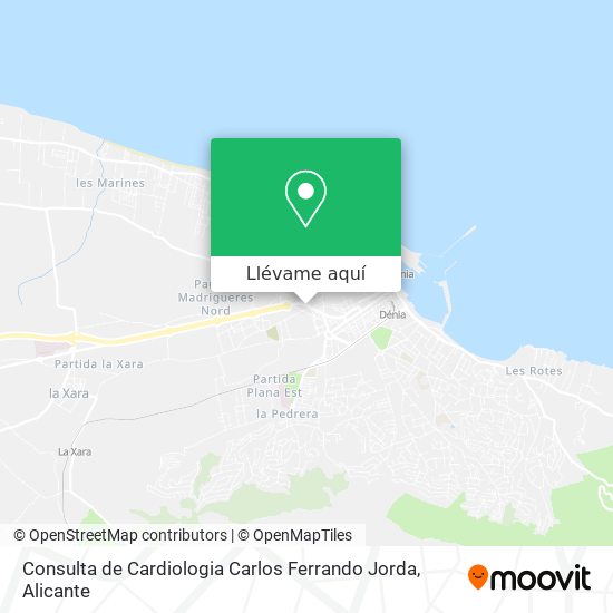 Mapa Consulta de Cardiologia Carlos Ferrando Jorda