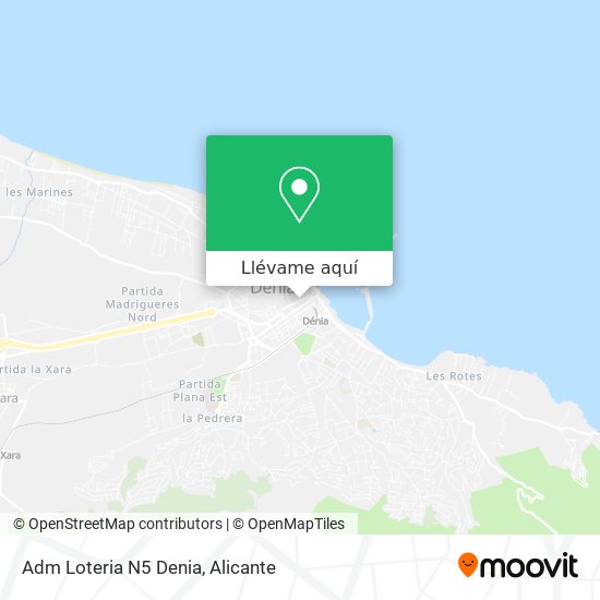 Mapa Adm Loteria N5 Denia