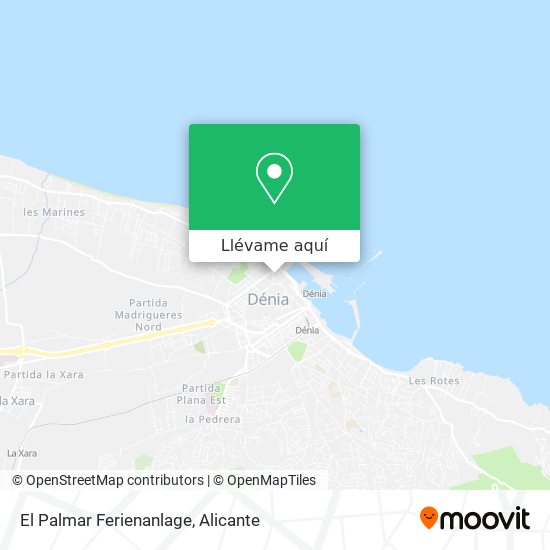 Mapa El Palmar Ferienanlage