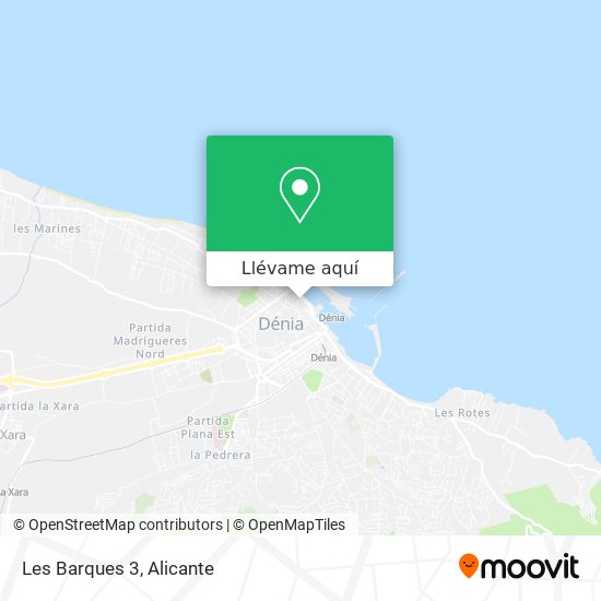 Mapa Les Barques 3