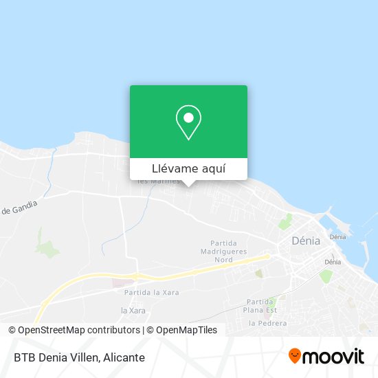 Mapa BTB Denia Villen