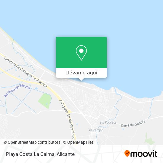 Mapa Playa Costa La Calma