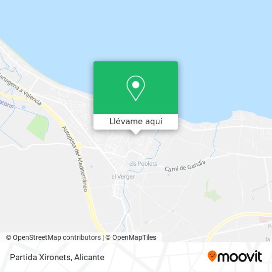 Mapa Partida Xironets