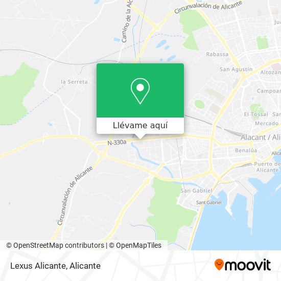 Mapa Lexus Alicante