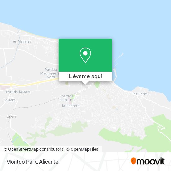 Mapa Montgó Park