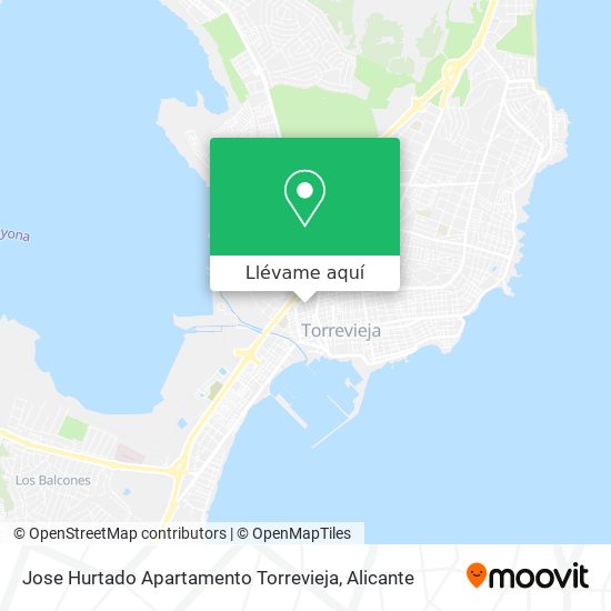 Mapa Jose Hurtado Apartamento Torrevieja