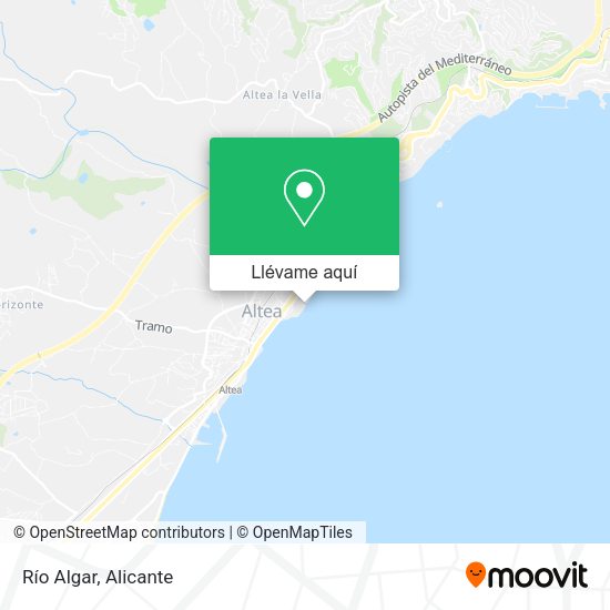 Mapa Río Algar