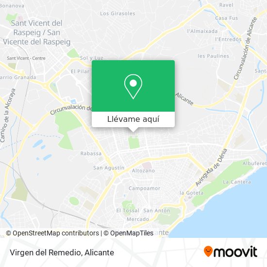 Mapa Virgen del Remedio