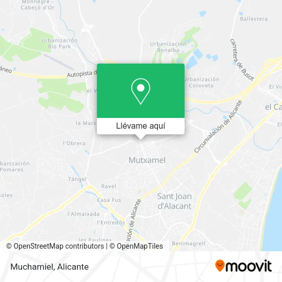 Mapa Muchamiel