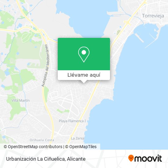 Mapa Urbanización La Ciñuelica