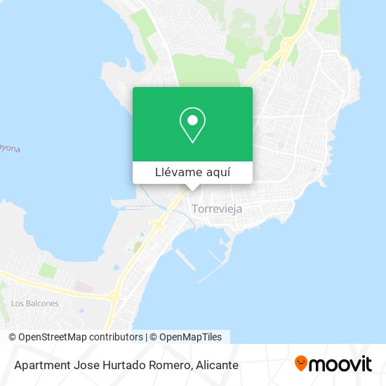 Mapa Apartment Jose Hurtado Romero