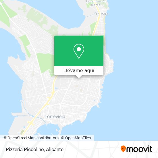 Mapa Pizzeria Piccolino