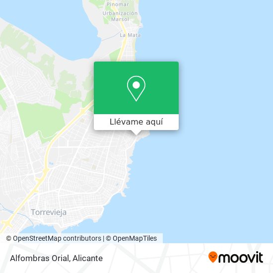 Mapa Alfombras Orial