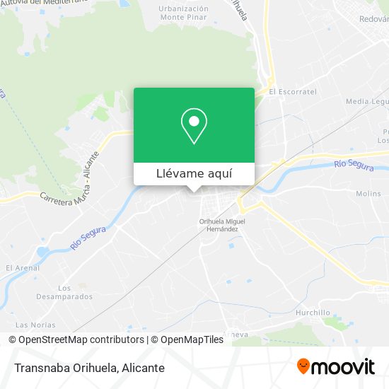 Mapa Transnaba Orihuela