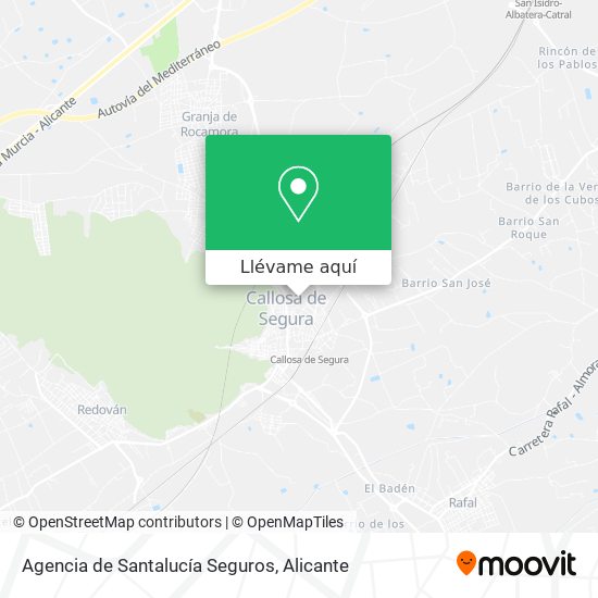 Mapa Agencia de Santalucía Seguros