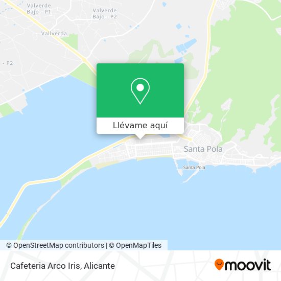 Mapa Cafeteria Arco Iris