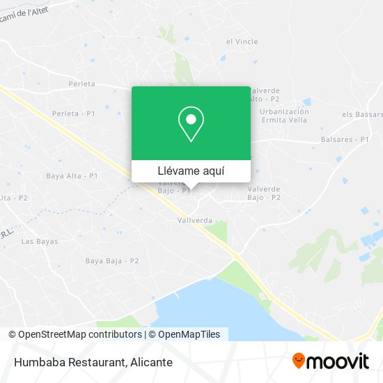 Mapa Humbaba Restaurant