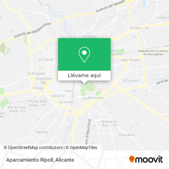 Mapa Aparcamiento Ripoll