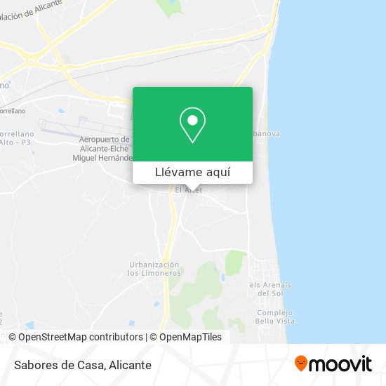 Mapa Sabores de Casa