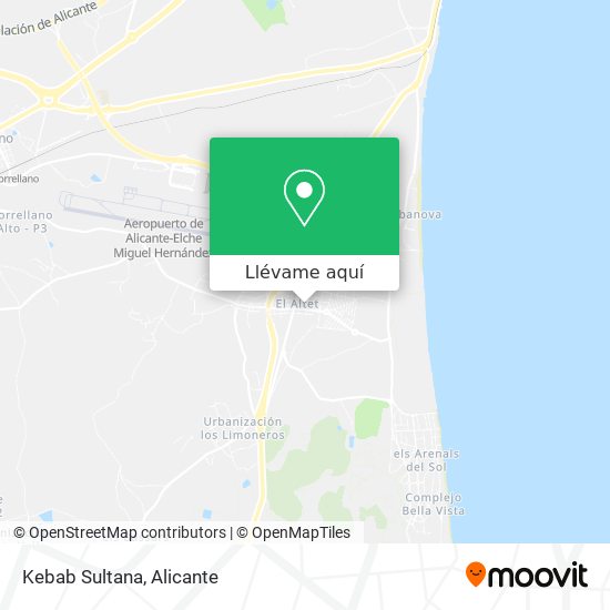 Mapa Kebab Sultana