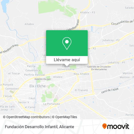 Mapa Fundación Desarrollo Infantil