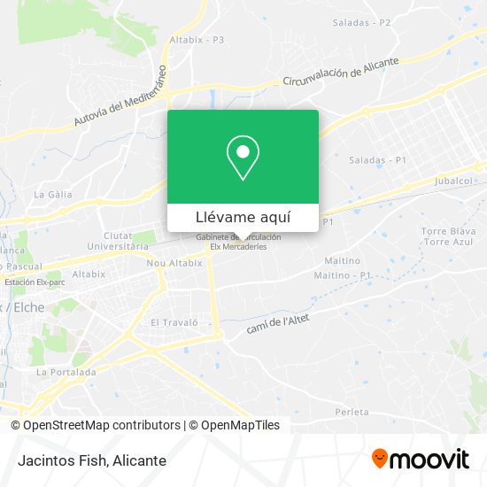Mapa Jacintos Fish