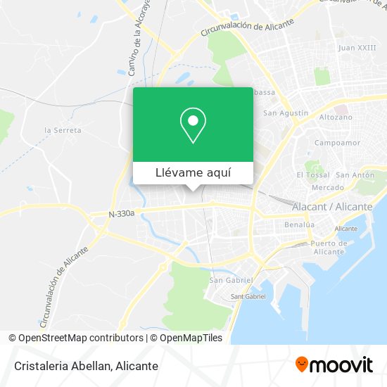 Mapa Cristaleria Abellan