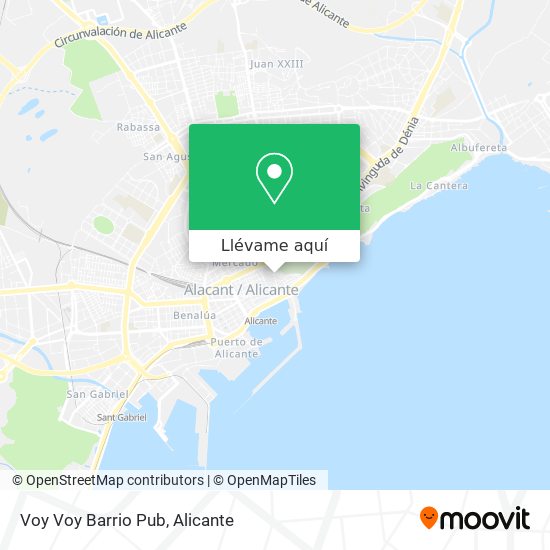 Mapa Voy Voy Barrio Pub