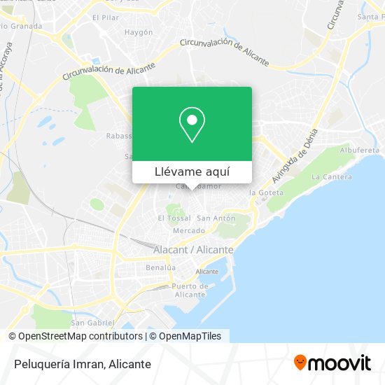 Mapa Peluquería Imran