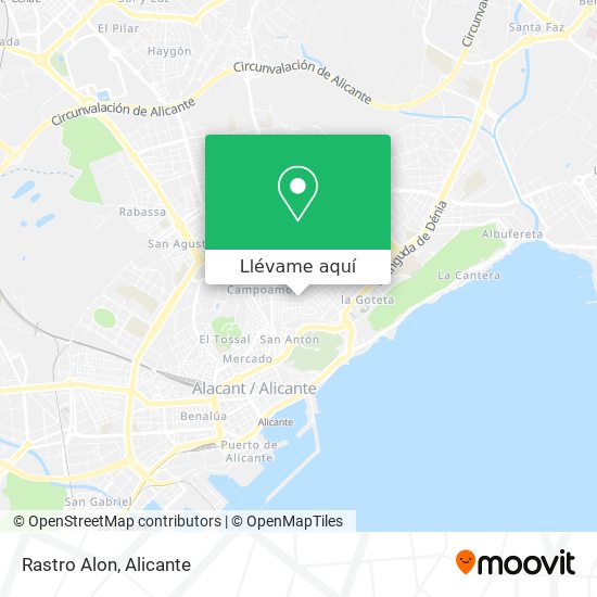 Mapa Rastro Alon