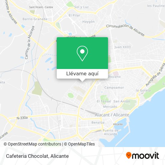 Mapa Cafeteria Chocolat