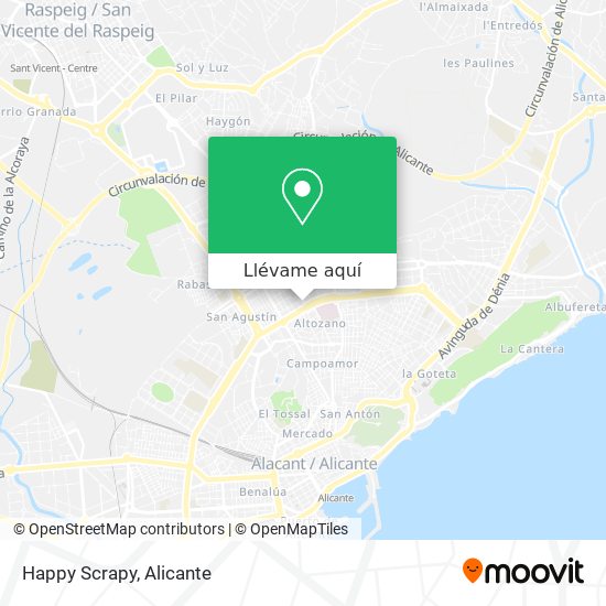 Mapa Happy Scrapy