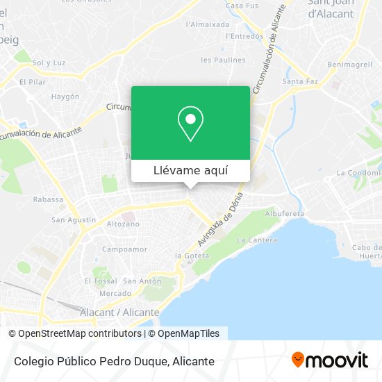 Mapa Colegio Público Pedro Duque