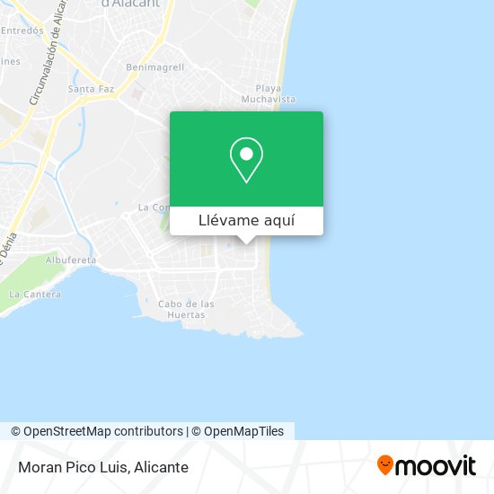 Mapa Moran Pico Luis