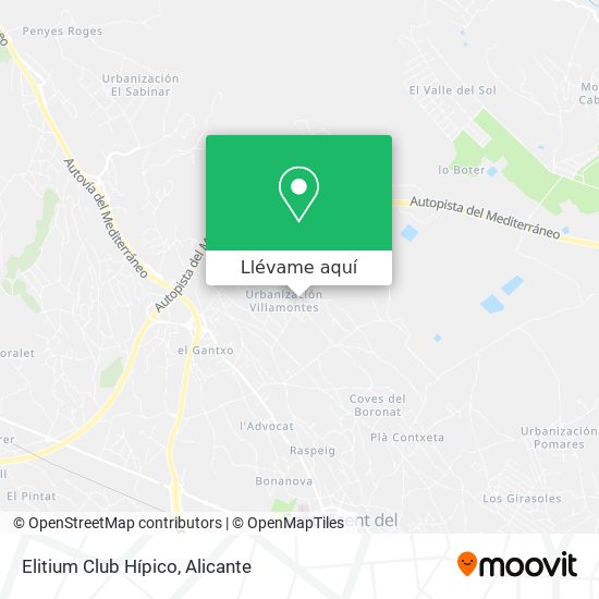 Mapa Elitium Club Hípico