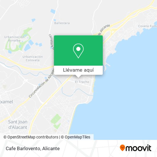 Mapa Cafe Barlovento