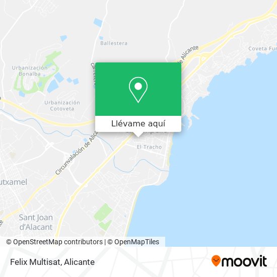 Mapa Felix Multisat