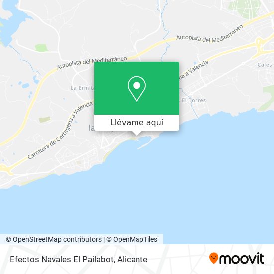 Mapa Efectos Navales El Pailabot