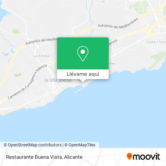 Mapa Restaurante Buena Vista