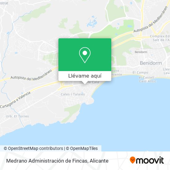 Mapa Medrano Administración de Fincas
