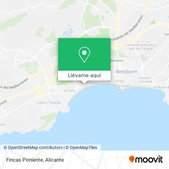 Mapa Fincas Poniente