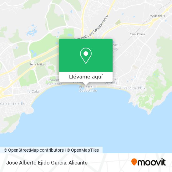 Mapa José Alberto Ejido García