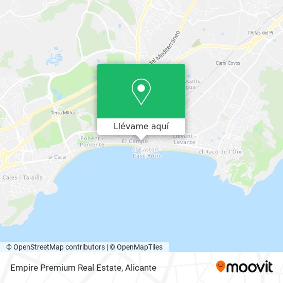 Mapa Empire Premium Real Estate
