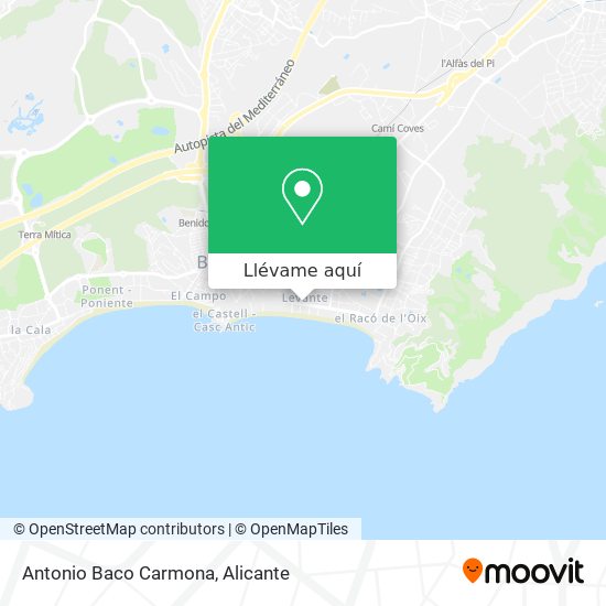 Mapa Antonio Baco Carmona