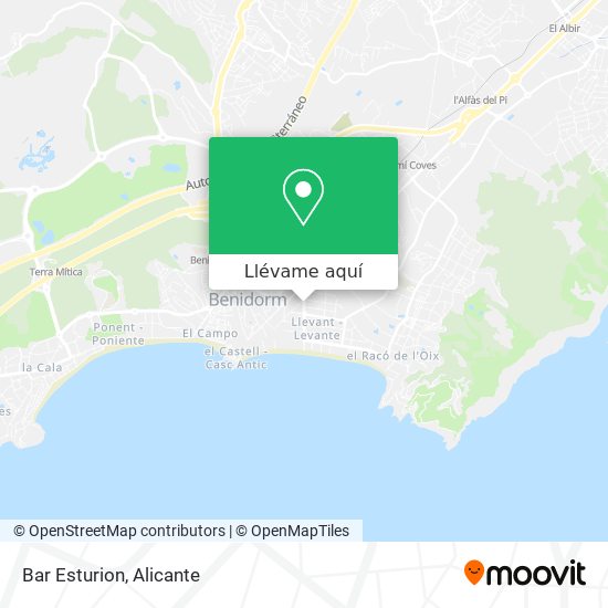 Mapa Bar Esturion